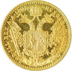Zlatá mince Rakousko - Uhersko - 1 Dukát 1897