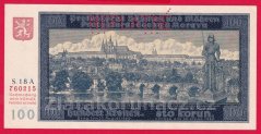 100 korun 1940 - I. vydání A 18 perf. NEPLATNÉ