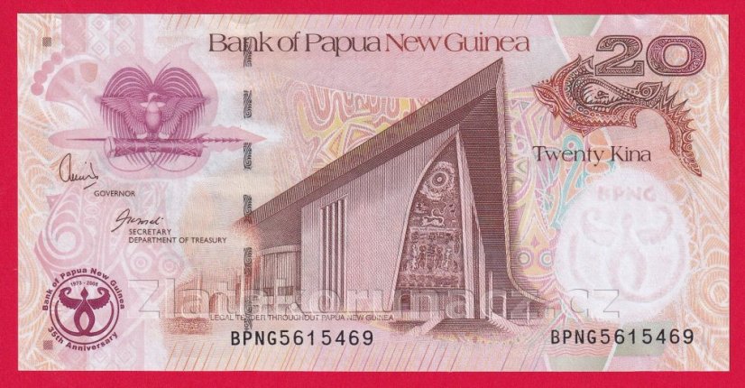 Papua New Guinea - 20 Kina 2008