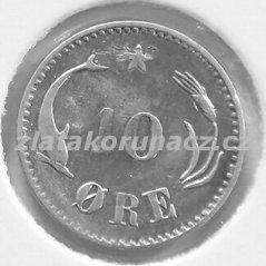 Dánsko - 10 ore 1874