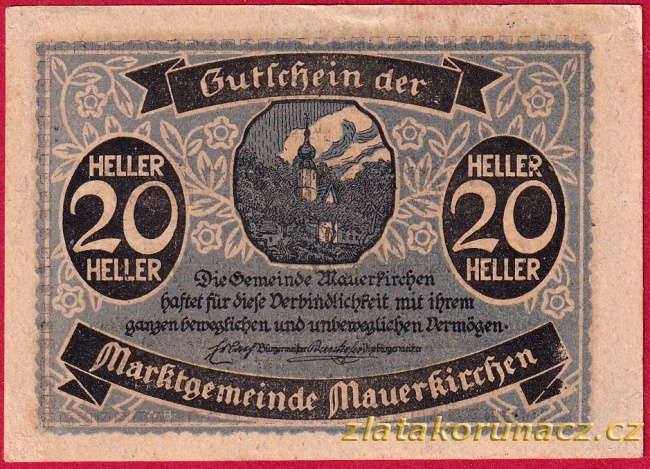 Mauerkirchen - 20 haléřů
