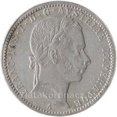 1/4 zlatník 1861 A