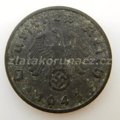 Německo - 5 Reichspfennig 1943 A