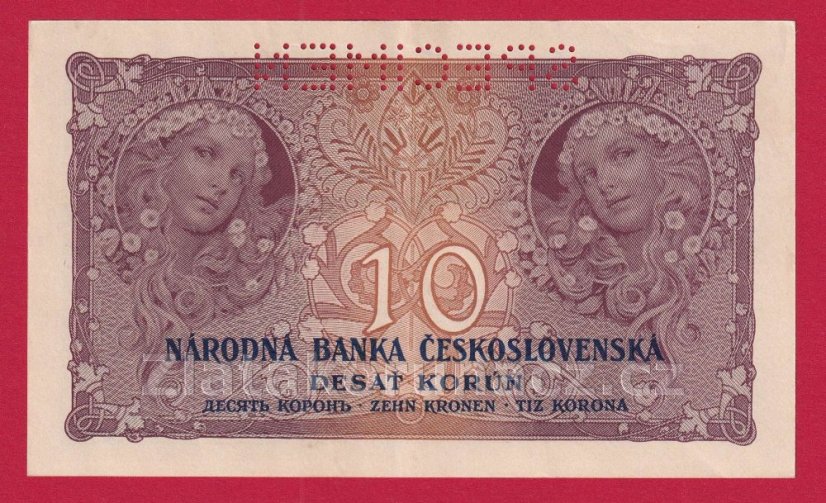 10 korun 1927 N 208