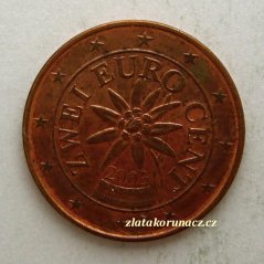 Rakousko - 2 Cent 2003
