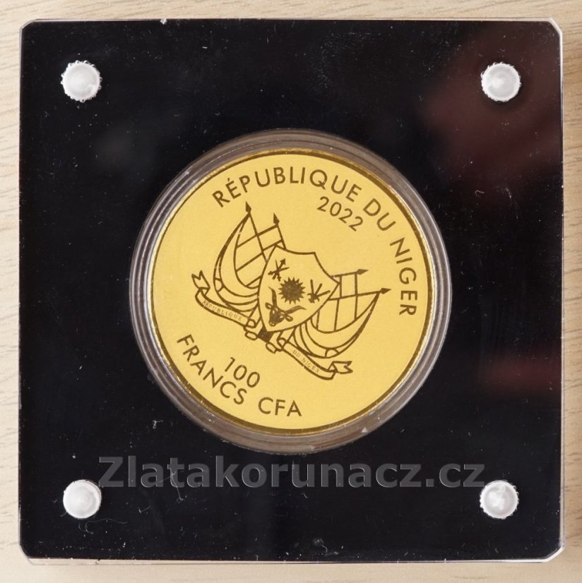 Zlatá mince Niger - 100 Francs 2022 - 20 Dollars Double Eagle 1933