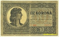 Maďarsko - 10 Korona 1919