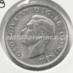 Anglie - 1 florin (2 shillings) 1939