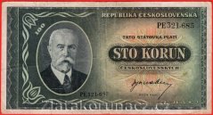 100 Kčs b.l. 1945 PE