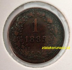 1 krejcar F.J. I.-1885