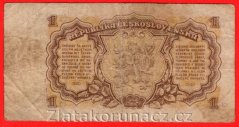 1 Kčs 1953 BP-ruský číslovač