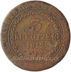 3 Krejcar 1812 S