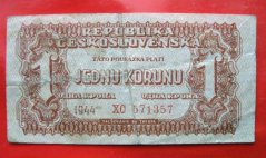 1 koruna 1944 XC