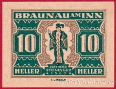 Braunau am Inn - 10 haléřů - 1920