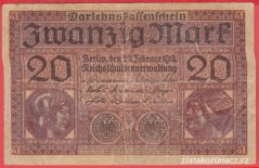 Německo - 20 mark 20.2.1918 - série W