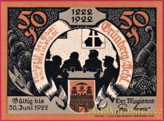 Grünberg - 50 pfennig - 1922 - Fridrich Veliký