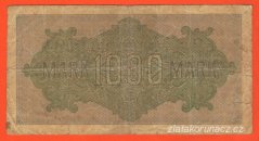 Německo - 1000 mark 15.9.1922 - série X-OE