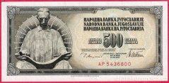 Jugoslávie - 500 dinara 1978