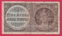 1 koruna 1940 D 009