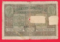 Polsko - 50 Marek 1917 Jeneral....