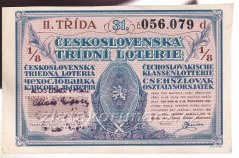 Los - 15 kč - 31. Československá třídní loterie II. - D r.1934
