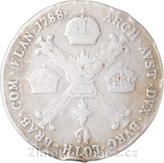 1/4 tolar křížový 1788 A