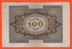Německo - 100 Mark 1.11.1920 - série O-F