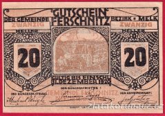 Ferschnitz - 20 haléřů - 1920