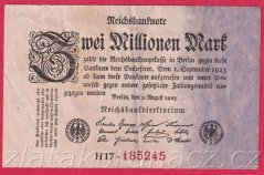 Německo - 2 000 000 mark 9.8.1923 - série H 17