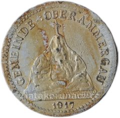Německo - Oberammergau - 10 Pfennig 1917