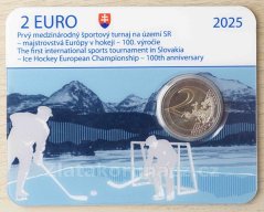 2025 - 2€ - Hokej - sběratelská karta
