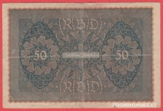 Německo - 50 mark 24.6.1919 - série AARa-pořadí 1