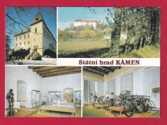 Kámen - gotický hrad, expozice motocyklů