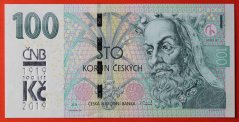 Česká republika - 100 korun 2018 s přítiskem M03