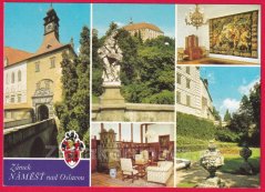 Náměšť nad Oslavou - zámek interiér a exteriér