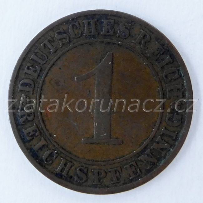 Německo - 1 Reichspfennig 1928 A