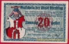 Eferding - 20 haléřů - 1919 - malá