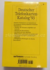 Německý Katalog telefonních karet 1993