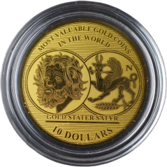 Zlatá mince - Šalamounovy ostrovy 10 Dollar 2019 - Gold Stater Satyr