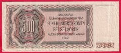 500 korun 1942 II. vydání Ha-neperf.