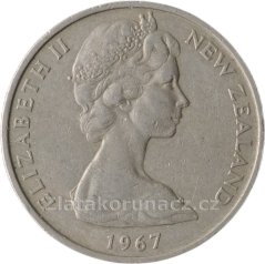 New Zealand - 10 cents 1967
