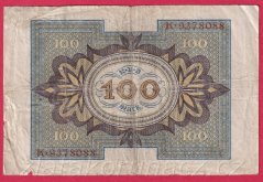 Německo - 100 Mark 1.11.1920 - série D-R