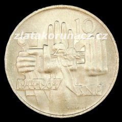 1964 - 10Kčs - 20. výročí SNP - Standart