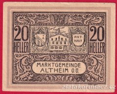 Altheim - 20 haléřů - 1920