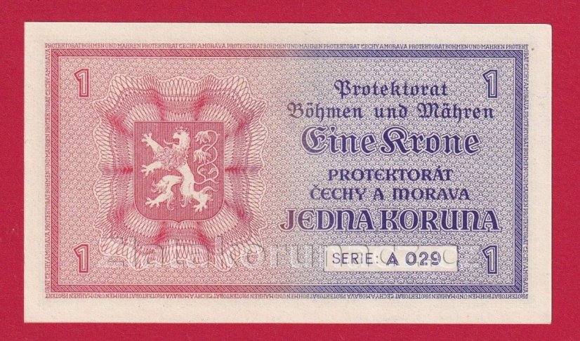 1 koruna 1940 A 029