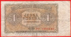 1 Kčs 1953 PU-český číslovač