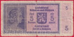 5 Korun 1940 B 010