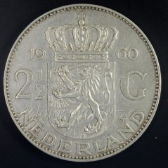 Holandsko - 2 1/2 gulden 1960