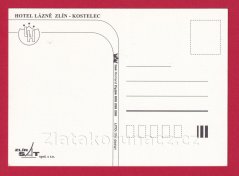 Kostelec u Zlína - Hotel Lázně, pohled z dálky