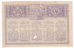 Los - 15 kč - 25. Československá třídní loterie IV. - G r.1931